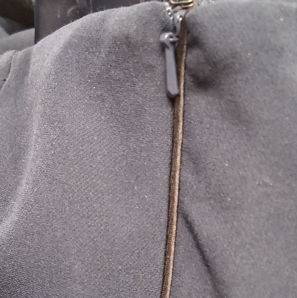 NWT Asos Blue Straight Leg Pants With Front Slit Size 6 - Picture 12 of 14